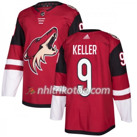 Arizona Coyotes Trikot Clayton Keller 9 Adidas 2017-2018 Maroon Authentic - Herren